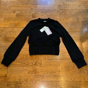Band of the Free BNWT black mock turtle neck.  Size medium